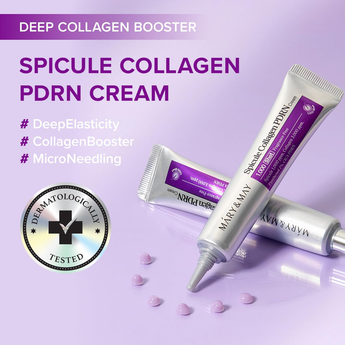 Mary&May Spicule Collagen PDRN Cream - 1000 shot