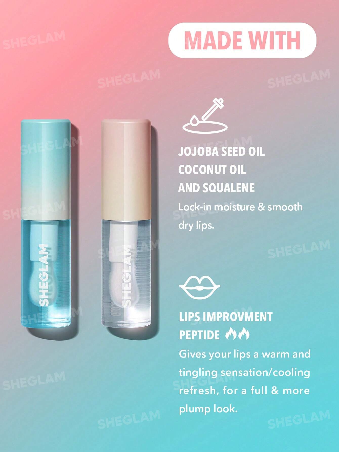 SHEGLAM Plump Addict Hot & Cold Gloss Duo