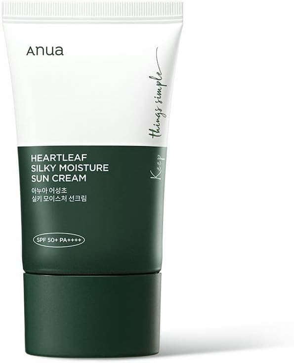 Anua Heartleaf Silky Moisture Sun Cream – Soothe, Hydrate & Protect