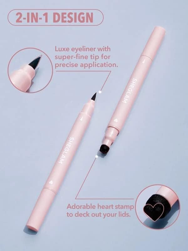 SHEGLAM Heart 2-in-1 Trendy Eyeliner