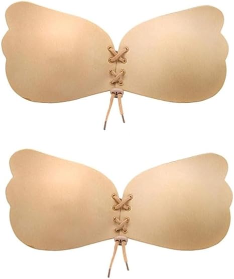 Push Up Cotton Sticky Strapless Adhesive Bra – Lift, Comfort & Confidence