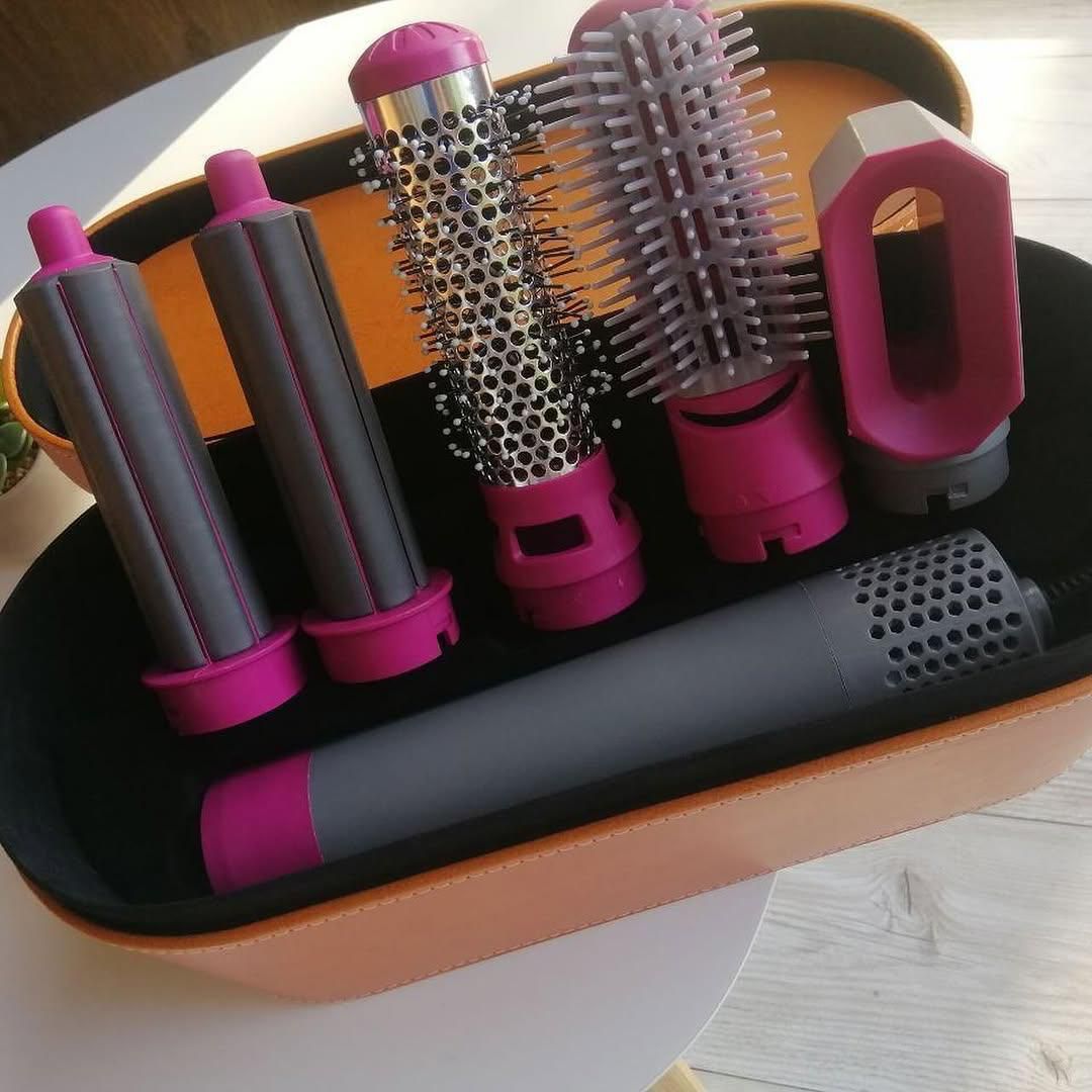 5-in-1 Hot Air Hair Dryer & Styler Tool Set – Dry, Curl, Straighten & Volumize in One