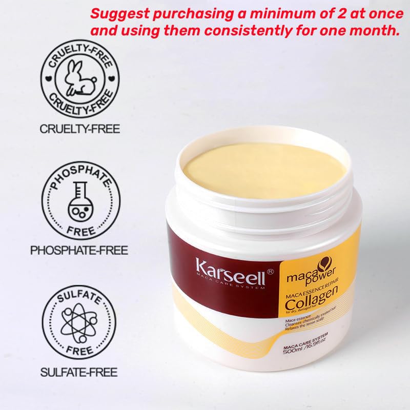 Karseell Collagen Hair Mask Treatment – 500 ml