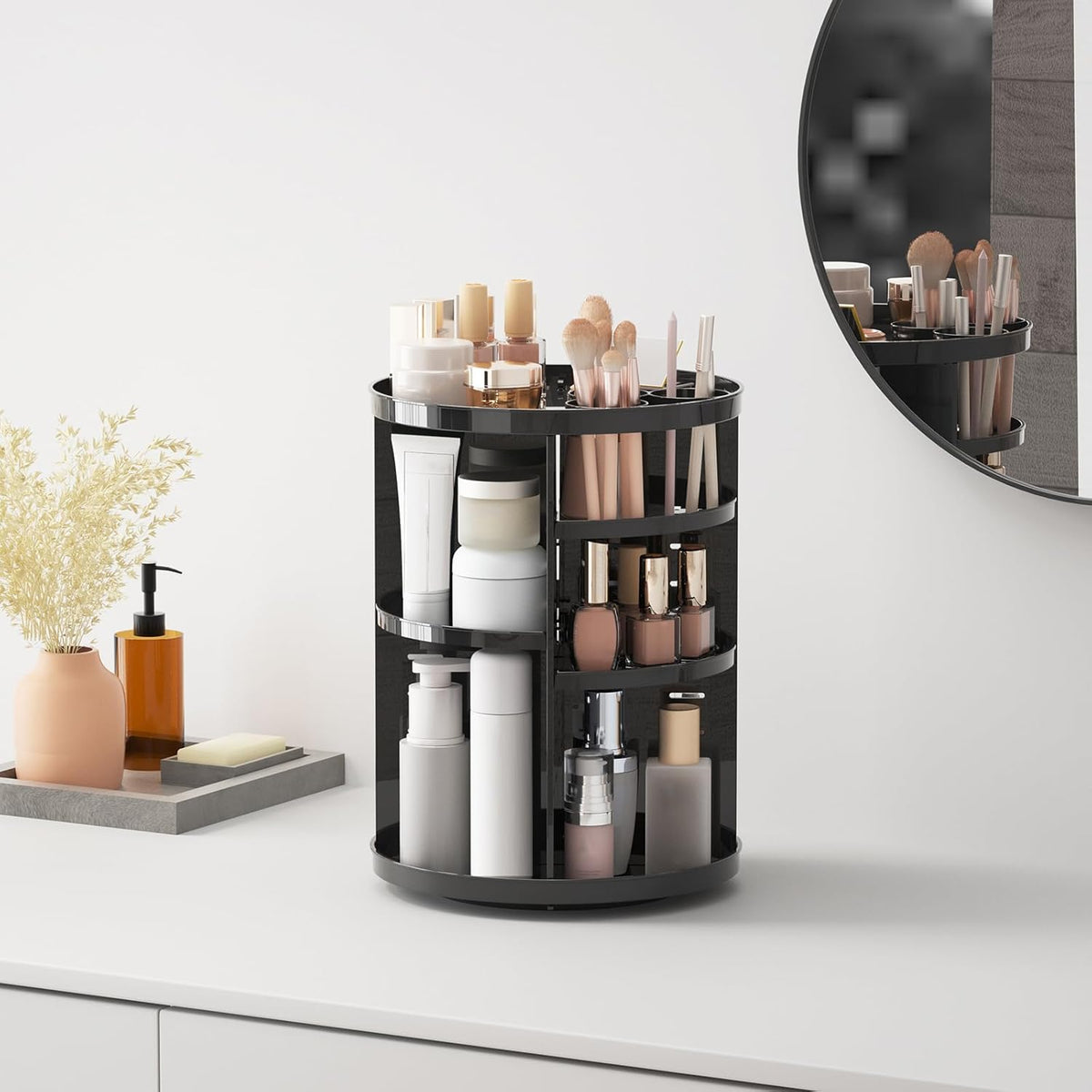 360° Rotating Makeup Organizer – Organize, Access & Beautify