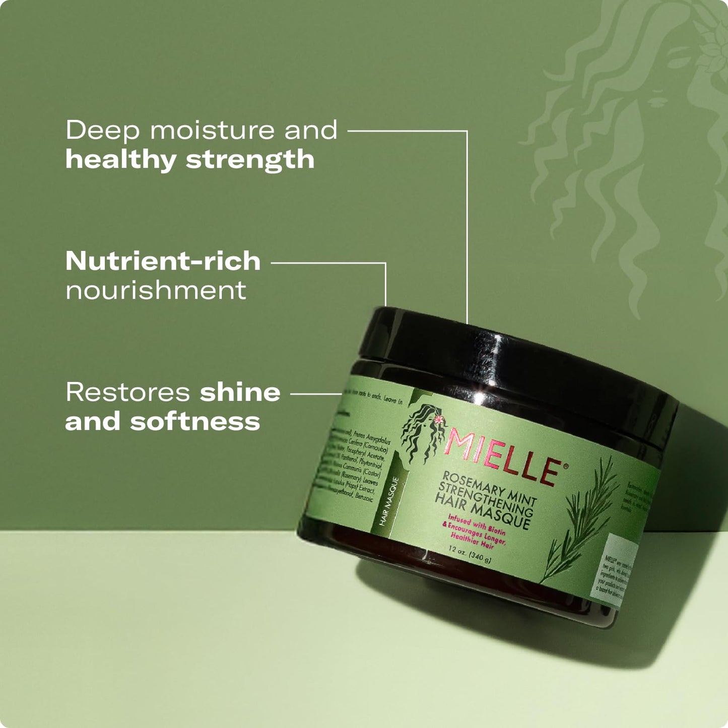Mielle Rosemary Mint Strengthening Hair Care Set