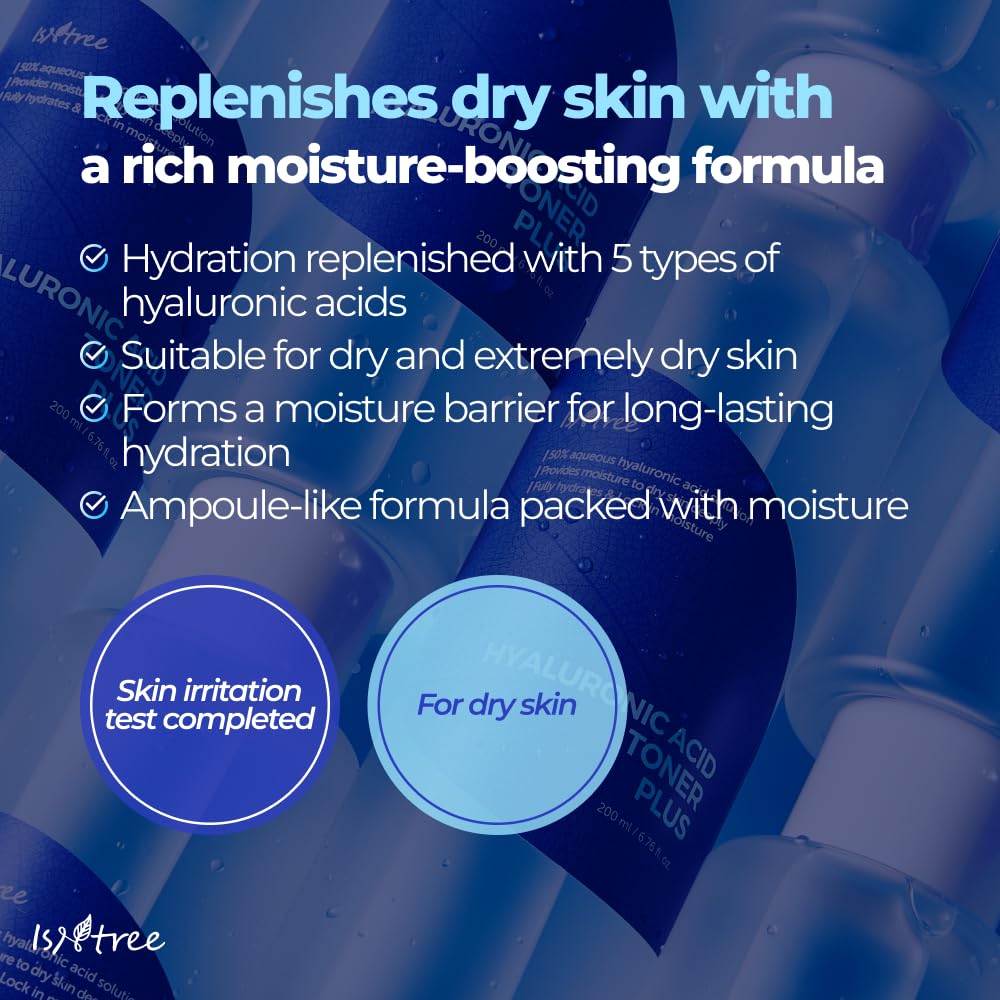 ISNTREE Hyaluronic Acid Toner – Deep Hydration, Lightweight Comfort