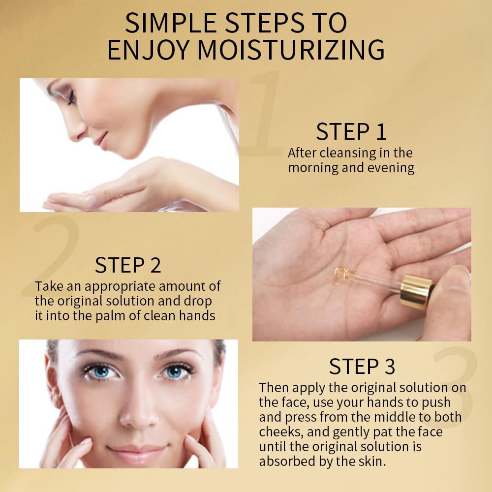 24K Gold Serum – Brighten, Firm & Glow