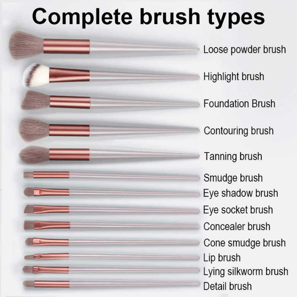 Fix+ 13pcs professional makeup brush set