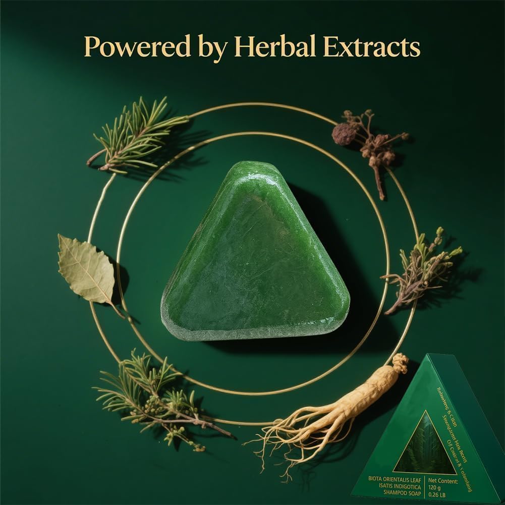 Nature Seven Green Soap Solid Shampoo