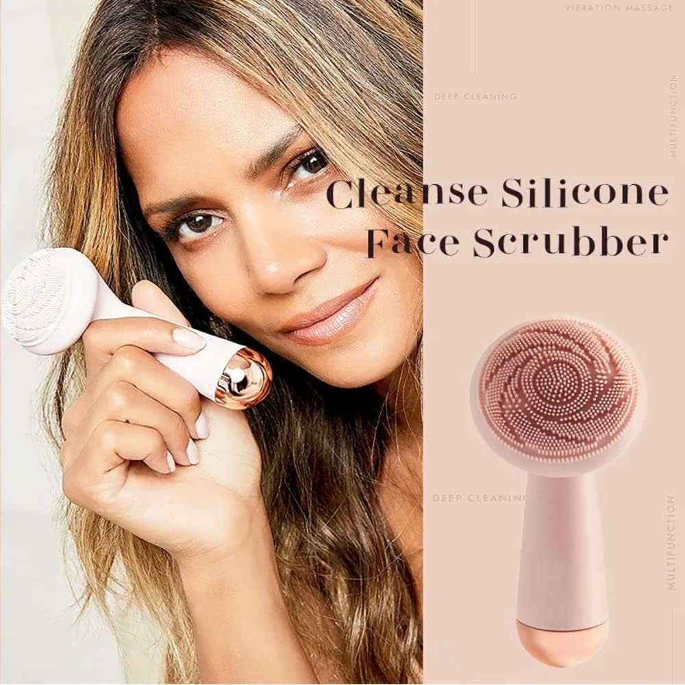 Silicone Facial Cleansing Brush Face Scrubber – Gentle, Deep & Hygienic Cleansing