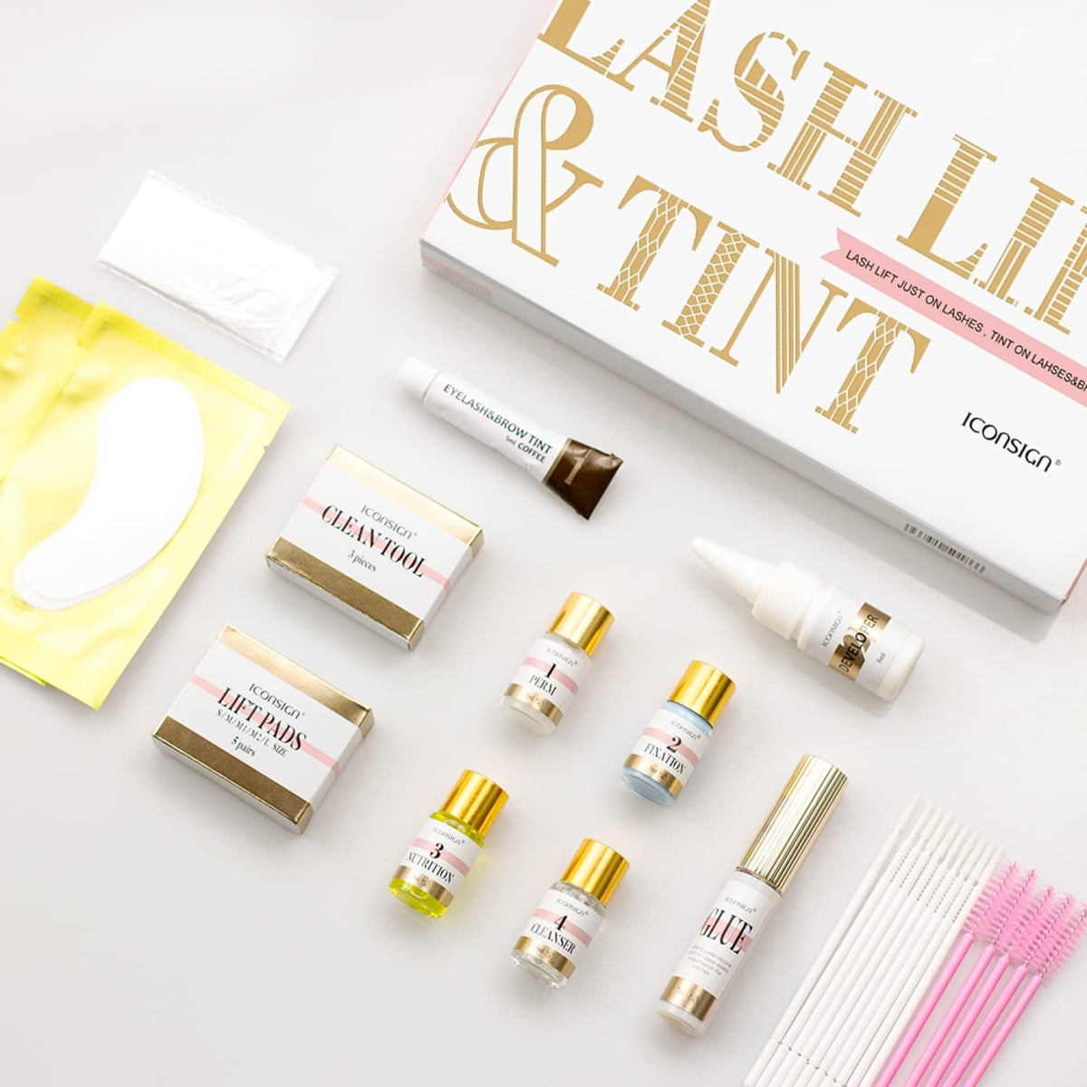 Iconsign Lash Lift & Tint Set – Lift, Curl & Darken Lashes Professionally