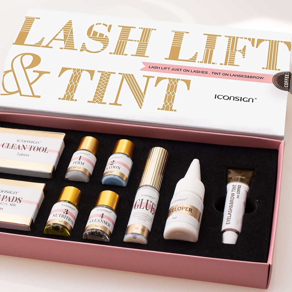 Iconsign Lash Lift & Tint Set – Lift, Curl & Darken Lashes Professionally