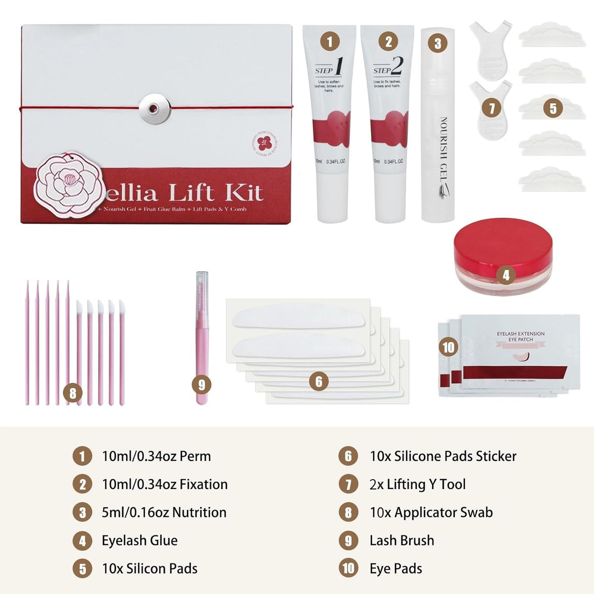 Upgraded Lash Lift Kit Professional – Lash & Brow Lift in One