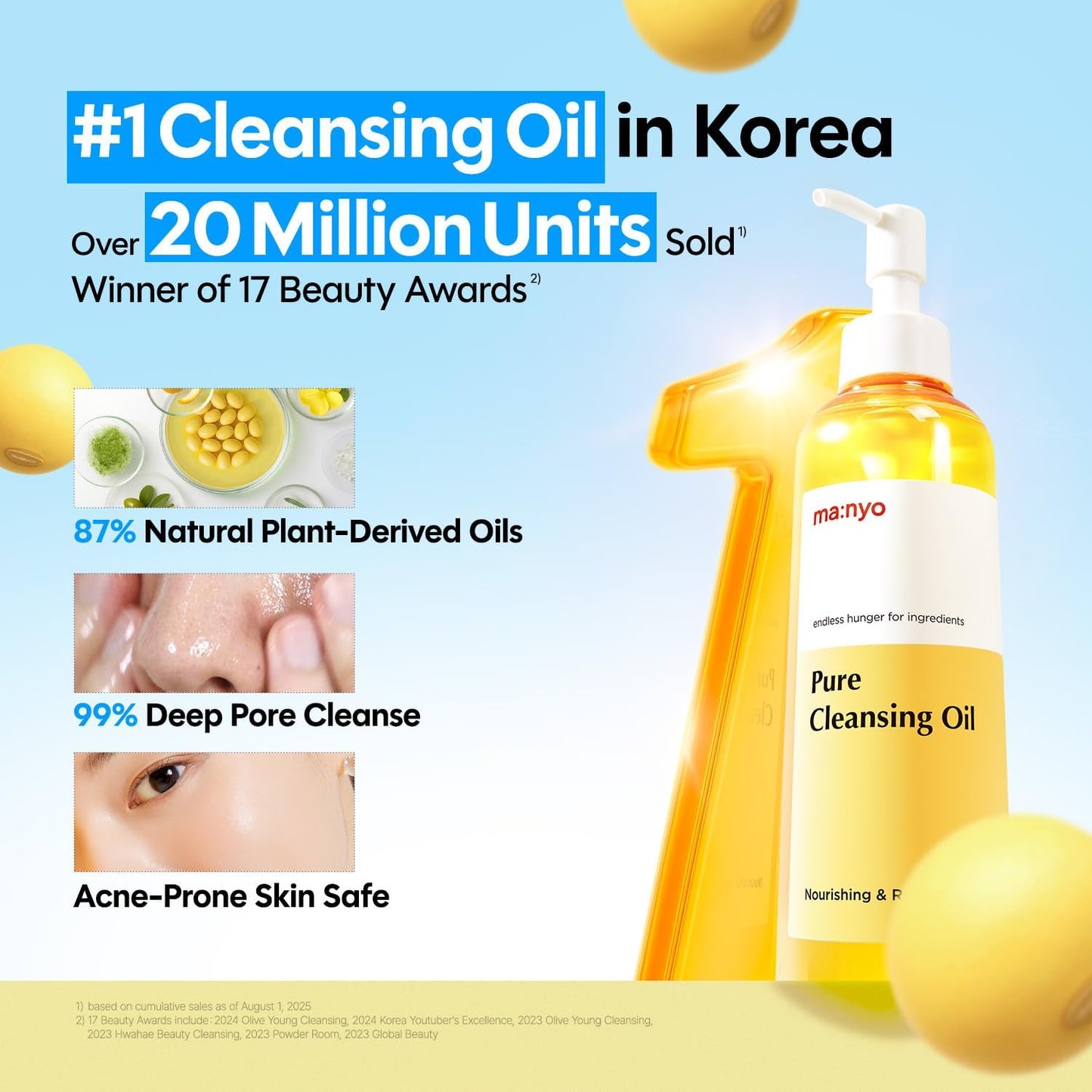 Manyo Pure Cleansing Oil – Melt Away Makeup, Purify & Nourish