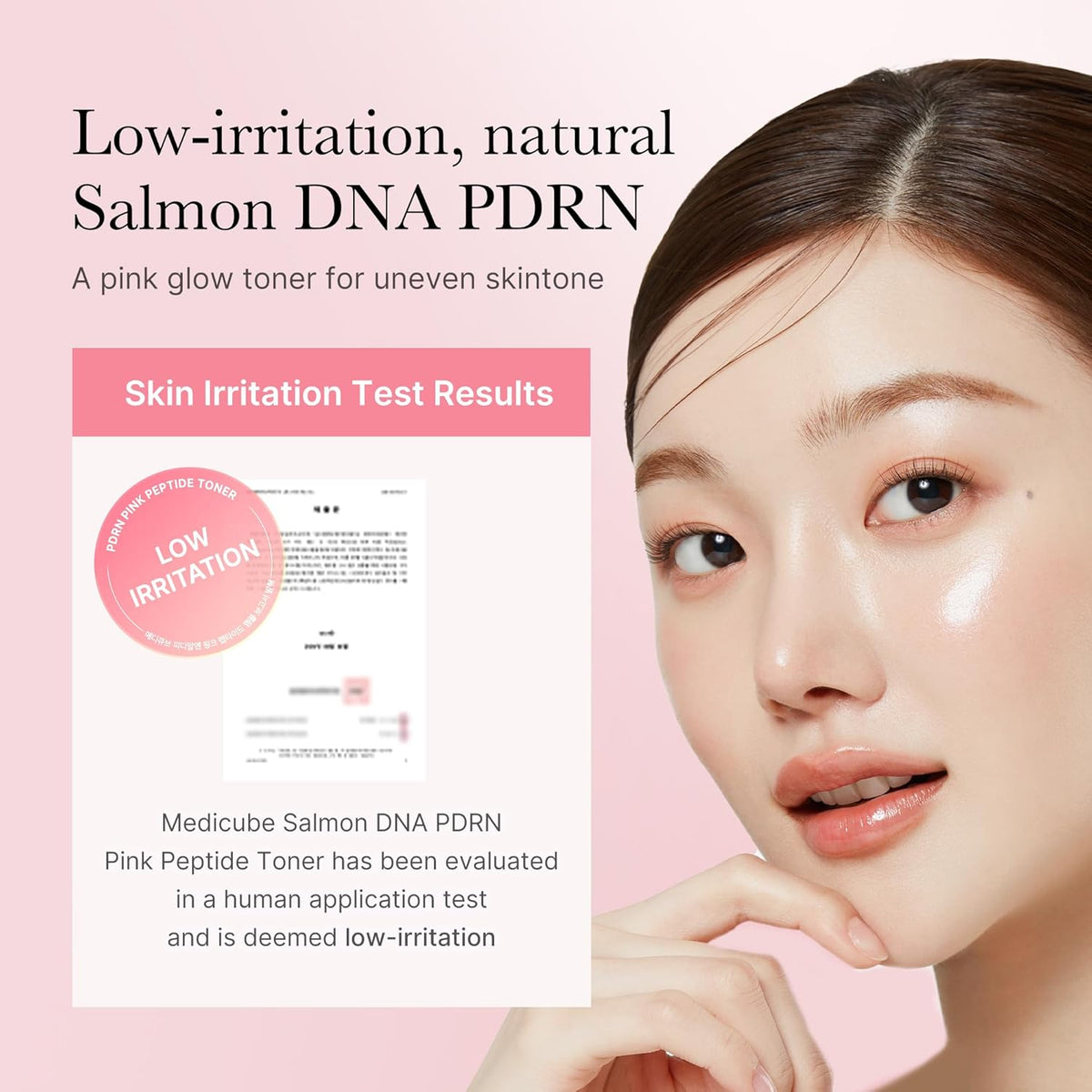 Medicube Salmon DNA PDRN Pink CICA Soothing Toner – Calm, Repair & Glow