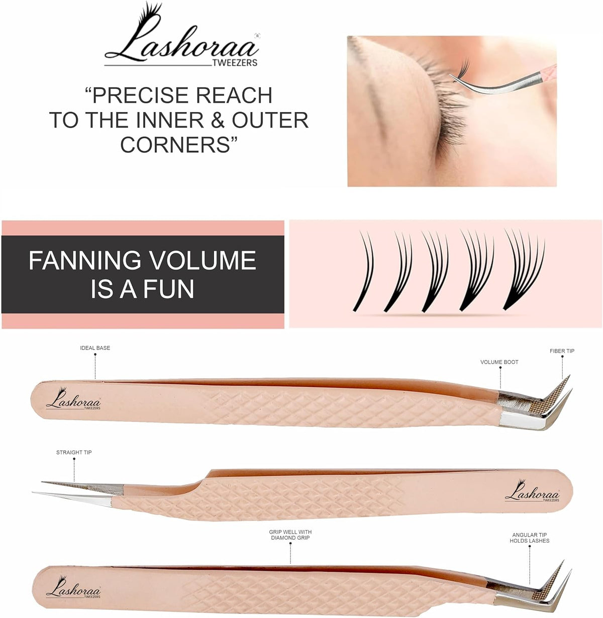 Lash Extensions Tweezers – Precision for Perfect Lashes