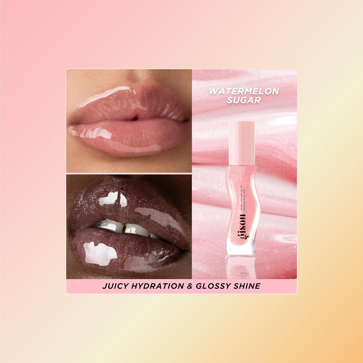 Gisou Honey Infused Lip Oil – Shine, Hydration & Softness in One Swipe