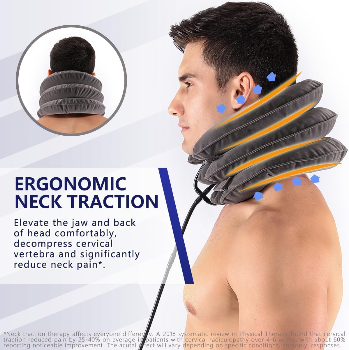 Cervical Neck Traction Device – Instant Neck Pain Relief & Posture Support