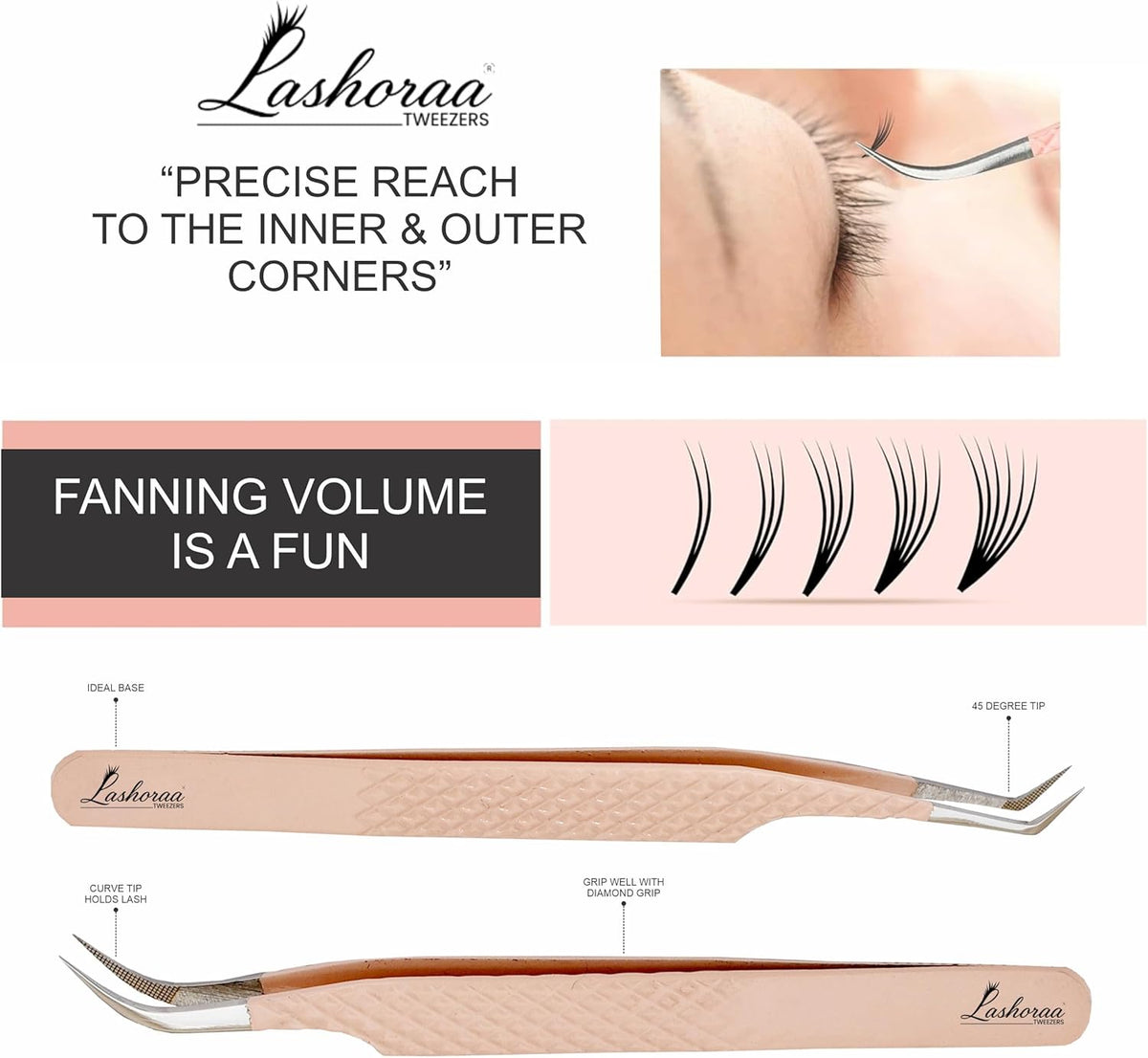 Lash Extensions Tweezers – Precision for Perfect Lashes