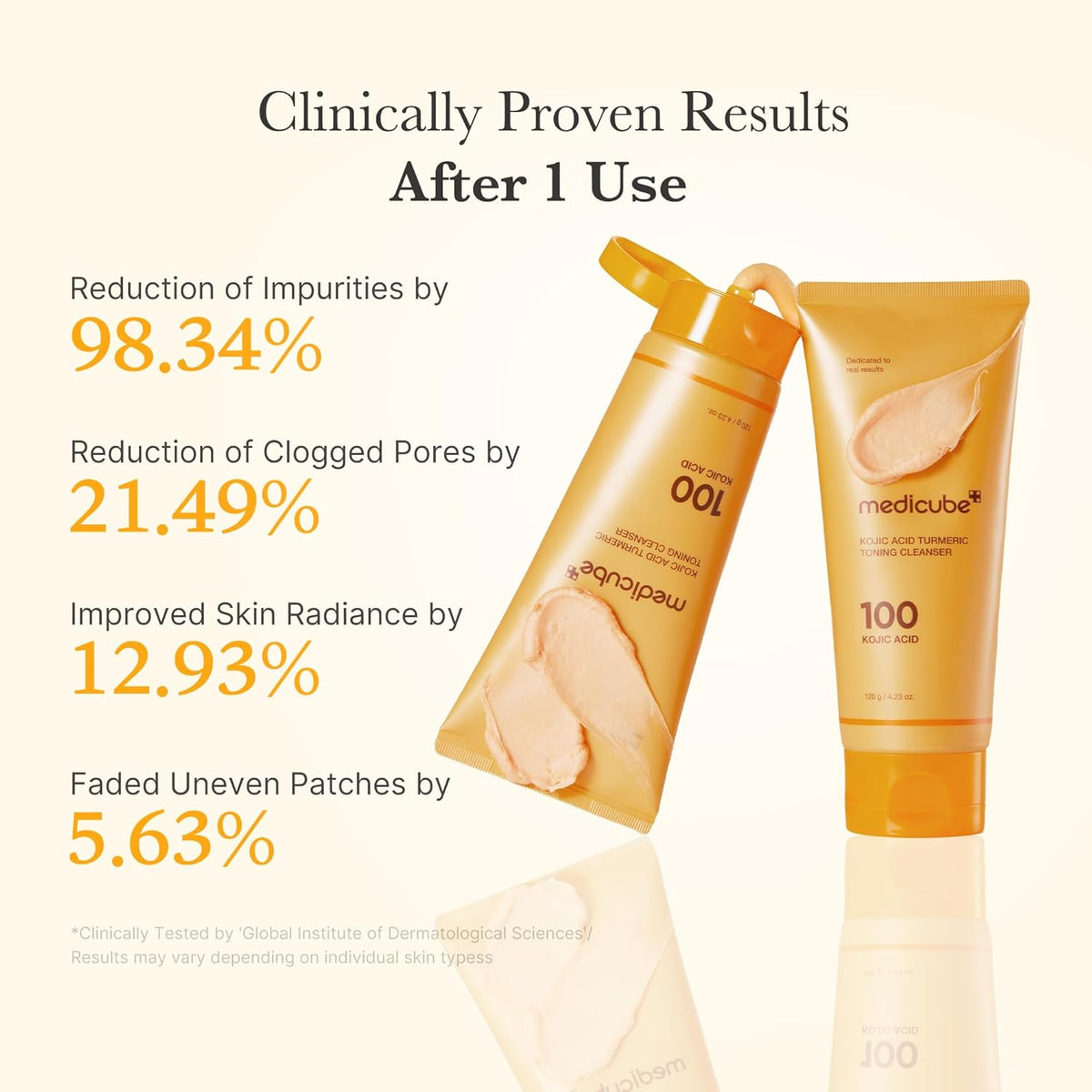 Medicube Kojic Acid Turmeric Toning Cleanser