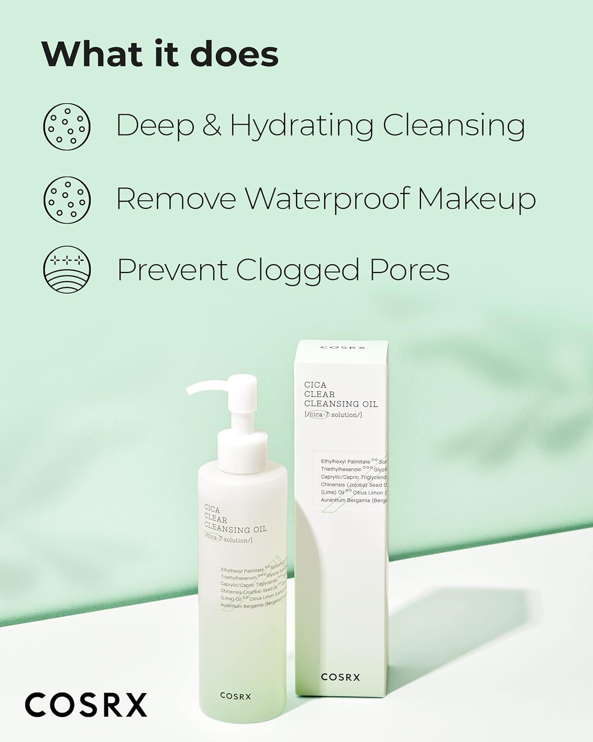 COSRX Cica Clear Cleansing Oil