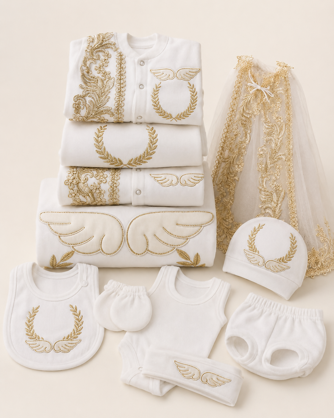 Luxury Newborn 11-Piece Hospital Set with Blanket