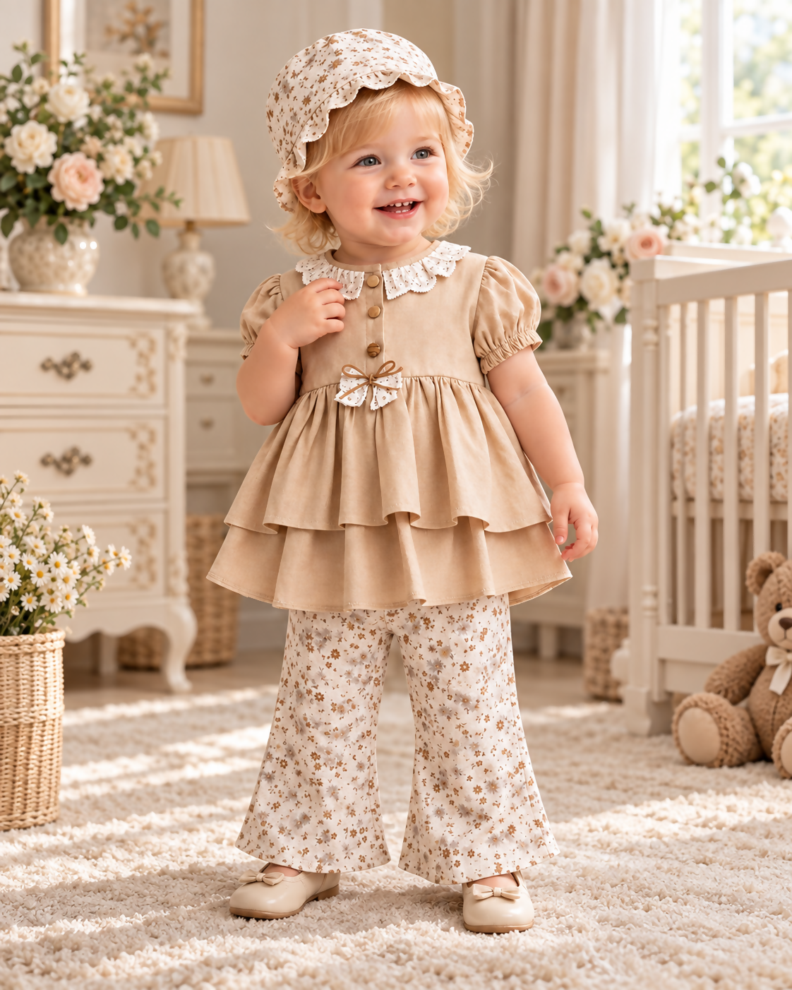 Turkish Baby Girl 3-Piece Set