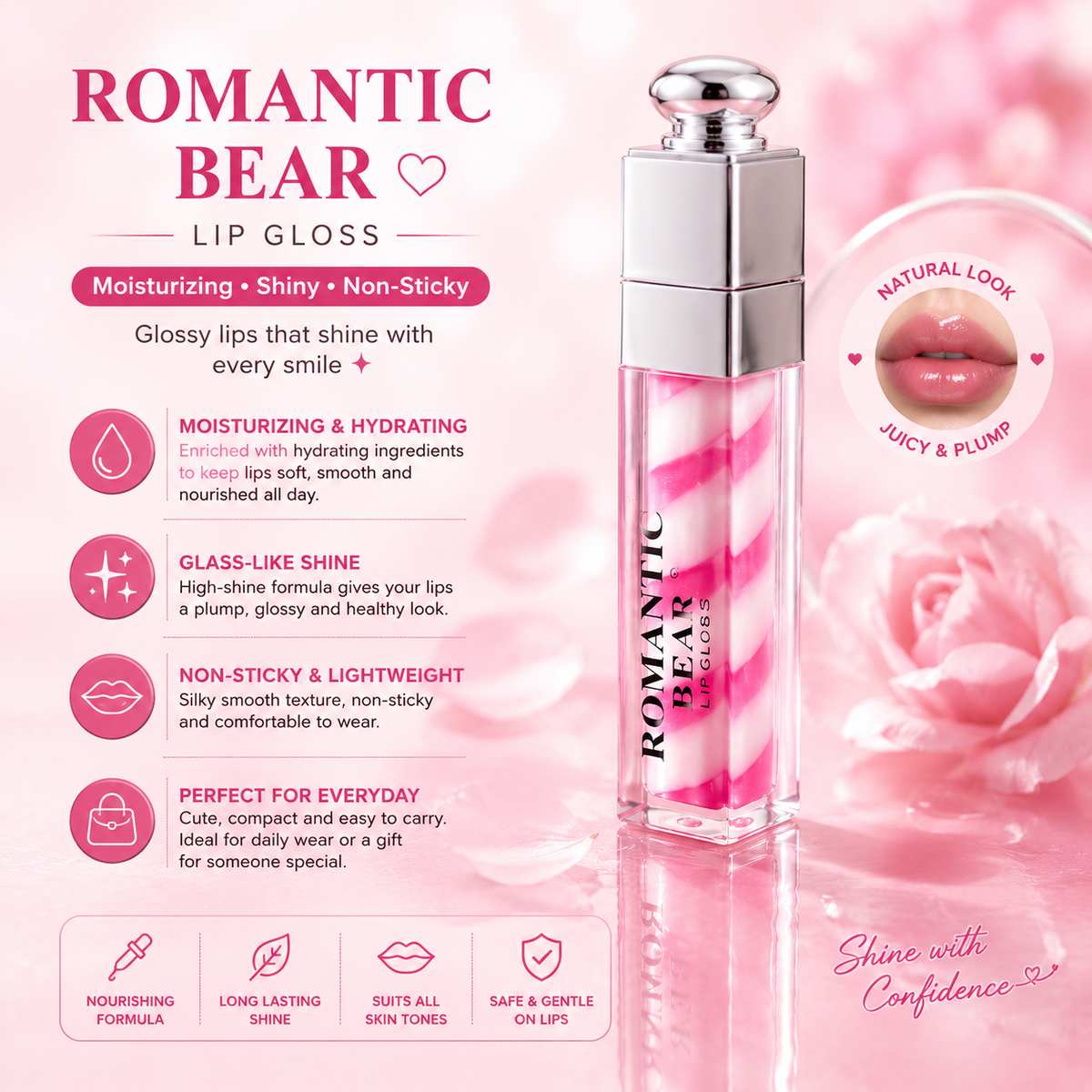 Romantic Bear Lip Gloss