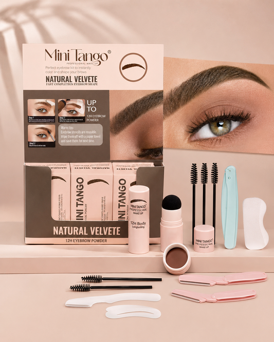 Mini Tango Natural Velvete Eyebrow Stamp Kit