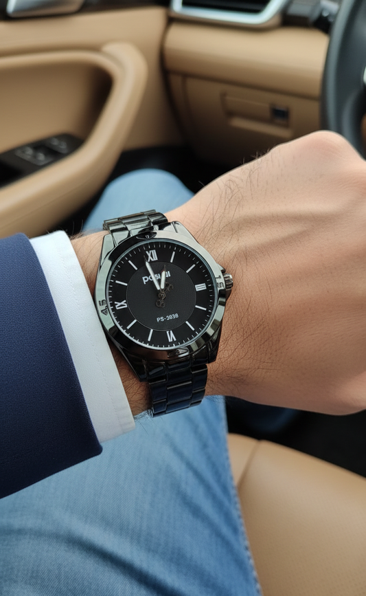 Men’s Classic Stainless Steel Watch