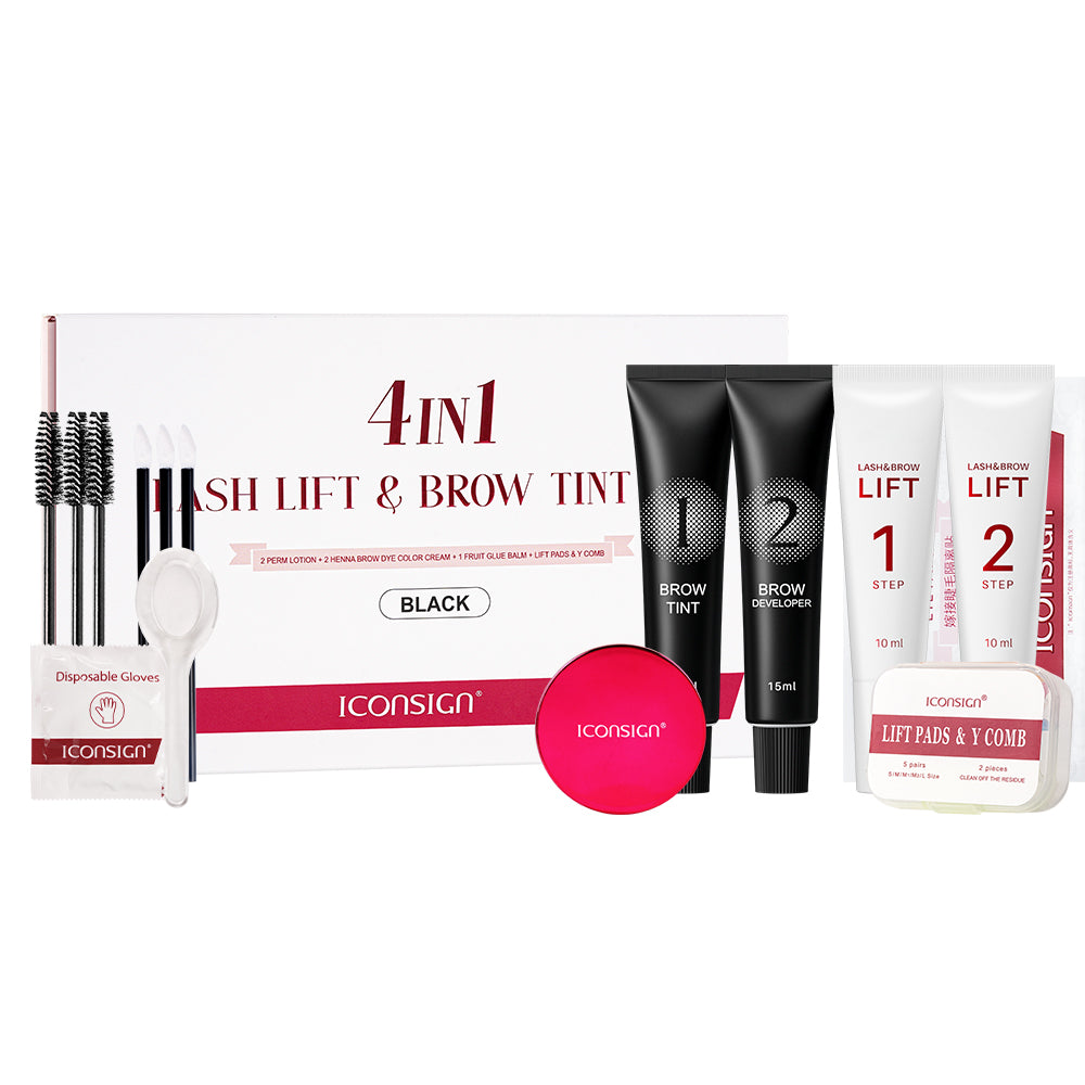 Iconsign 4 in 1 Lash Lift & Brow Tint Kit – Complete Professional Care