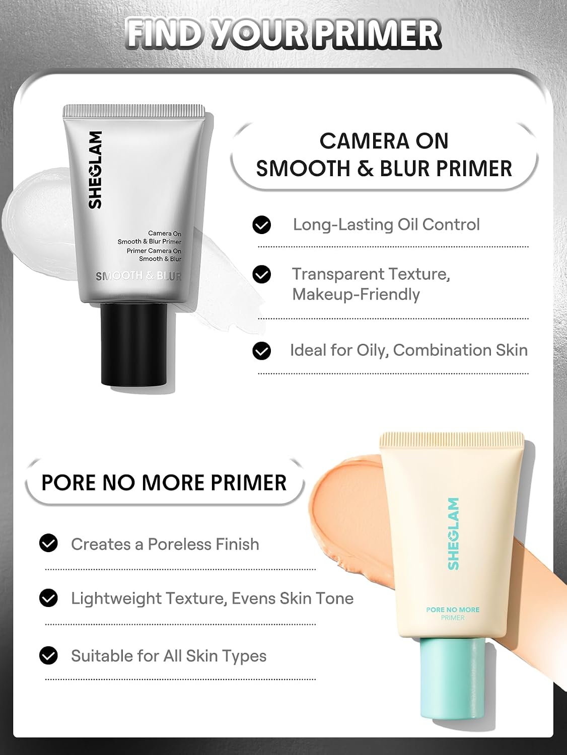 SHEGLAM Camera On Smooth & Blur Primer