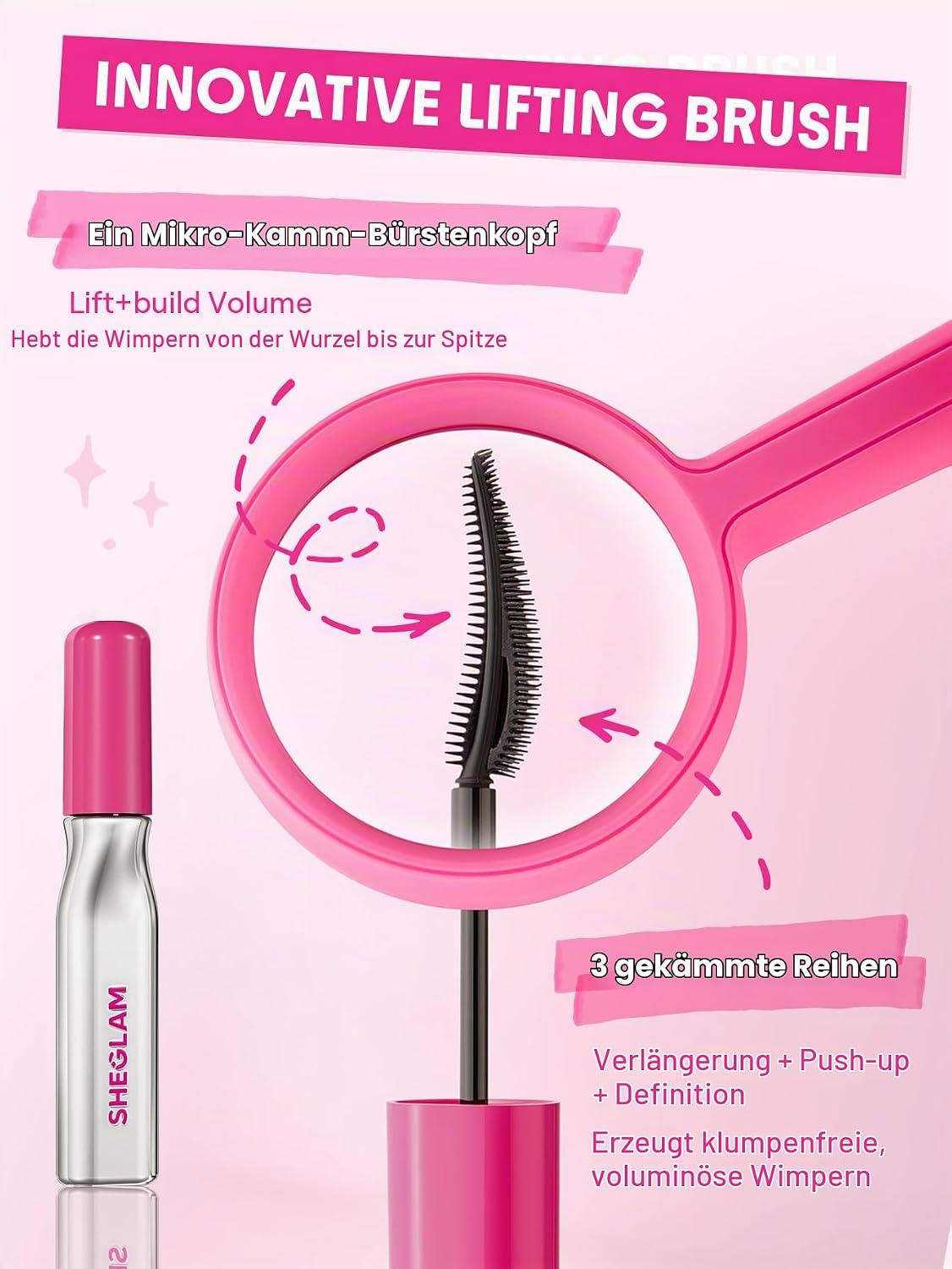 SHEGLAM Lashlighter Up & Out Mascara