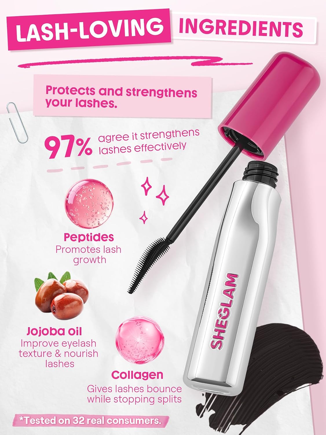SHEGLAM Lashlighter Up & Out Mascara