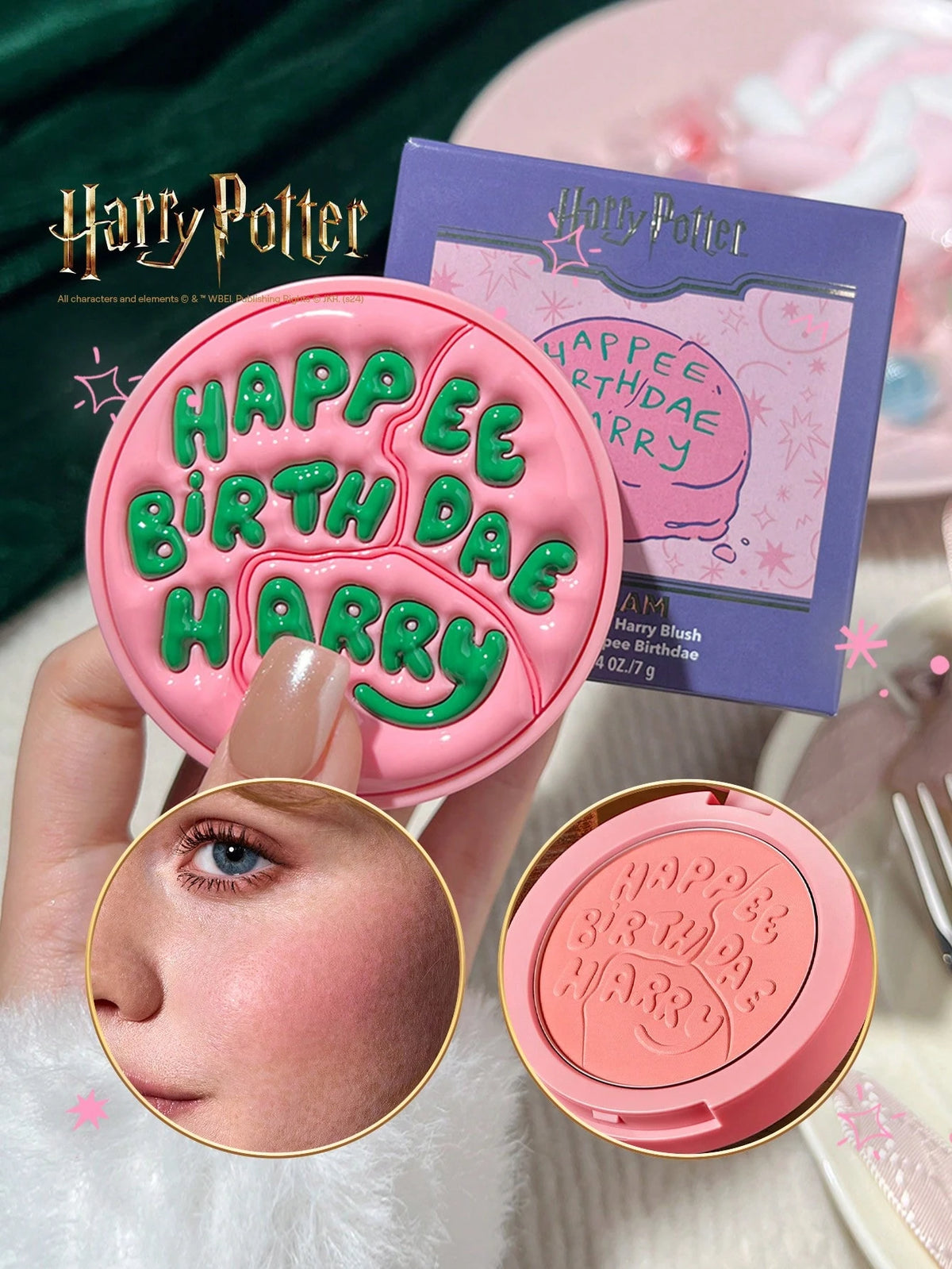 SHEGLAM Harry Potter Collection Blush – Happy Birthday Harry 🎂✨