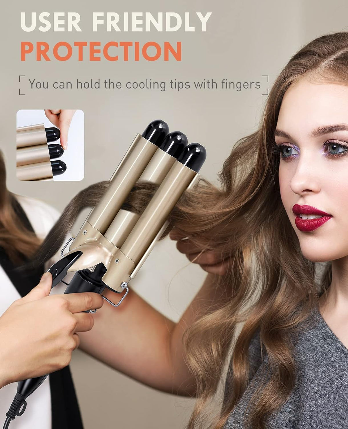 VIVALI 3-Barrel Hair Waver