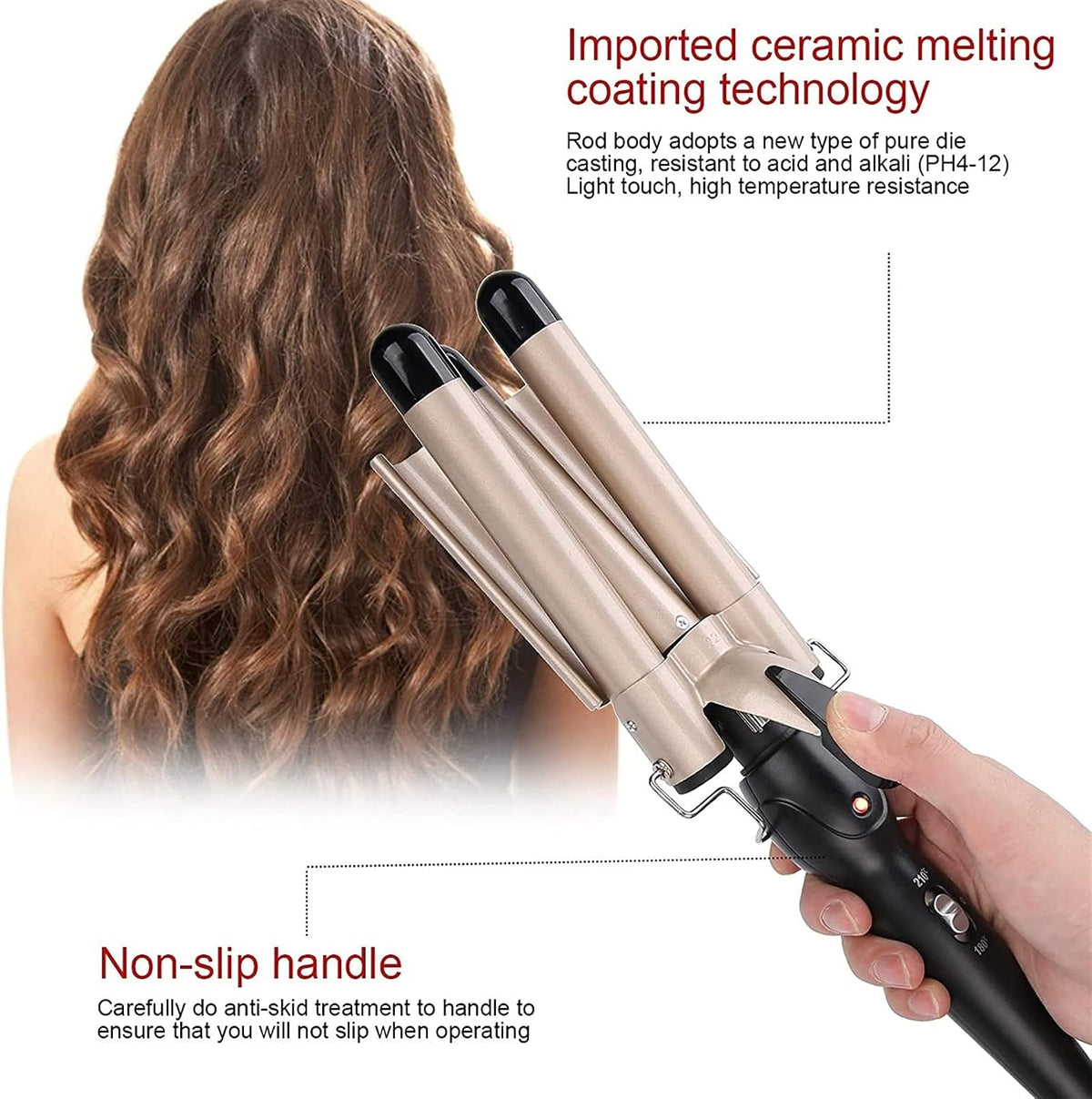 VIVALI 3-Barrel Hair Waver