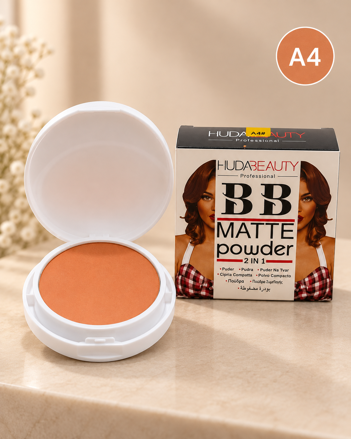 BB Matte Pressed Powder – 2 in 1