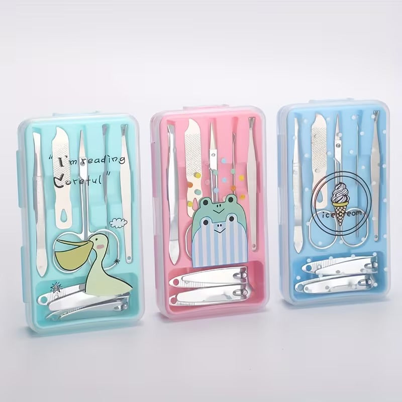 Portable Manicure & Pedicure Grooming Set