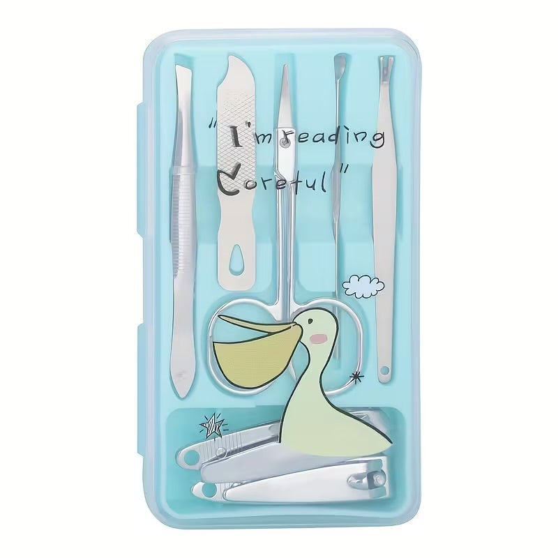 Portable Manicure & Pedicure Grooming Set