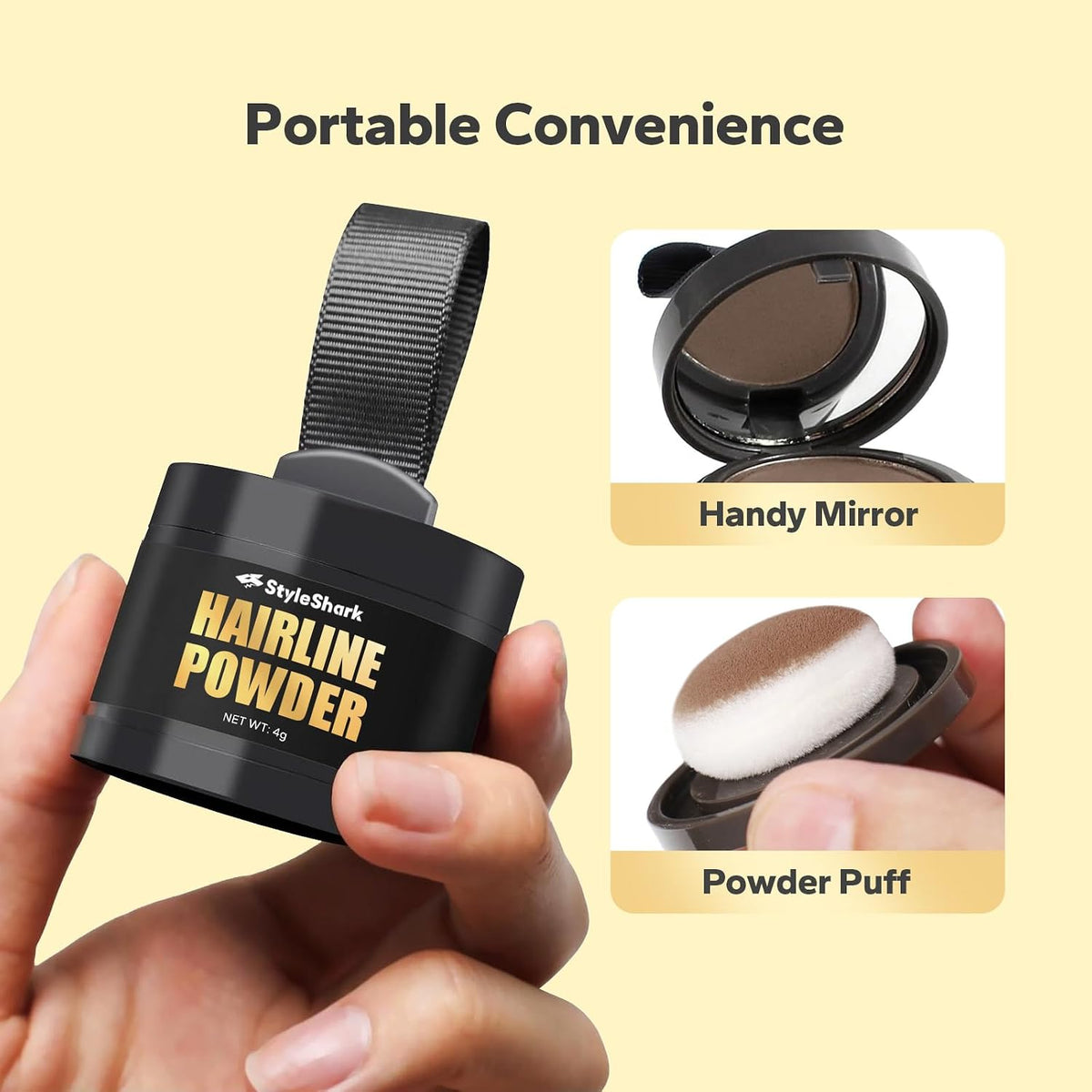 Guanjing Hairline Powder – Dark Brown