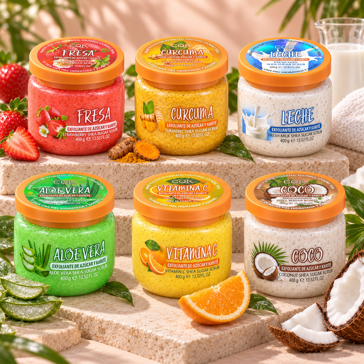 CQK Shea Sugar Body Scrub – 400g