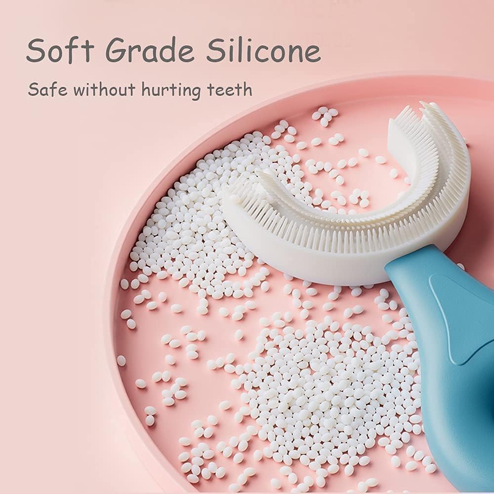 U-Shaped Silicone Baby Toothbrush