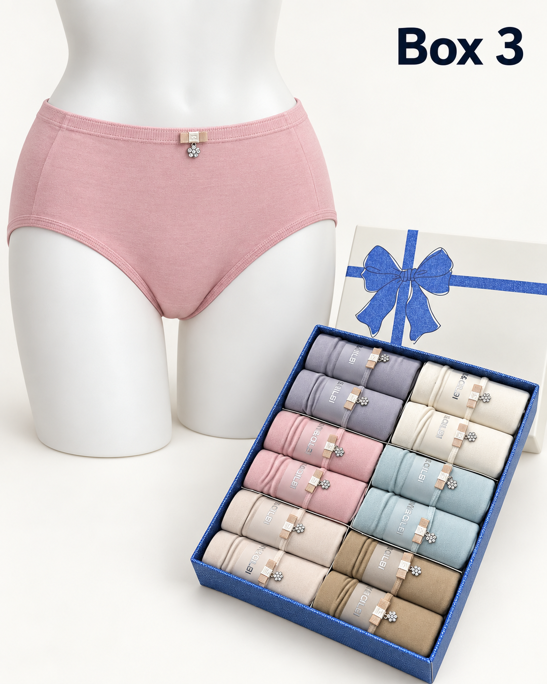 Women’s Cotton Briefs — 12-Piece Set