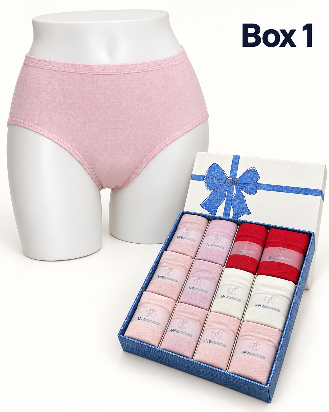 Women’s Cotton Briefs — 12-Piece Set