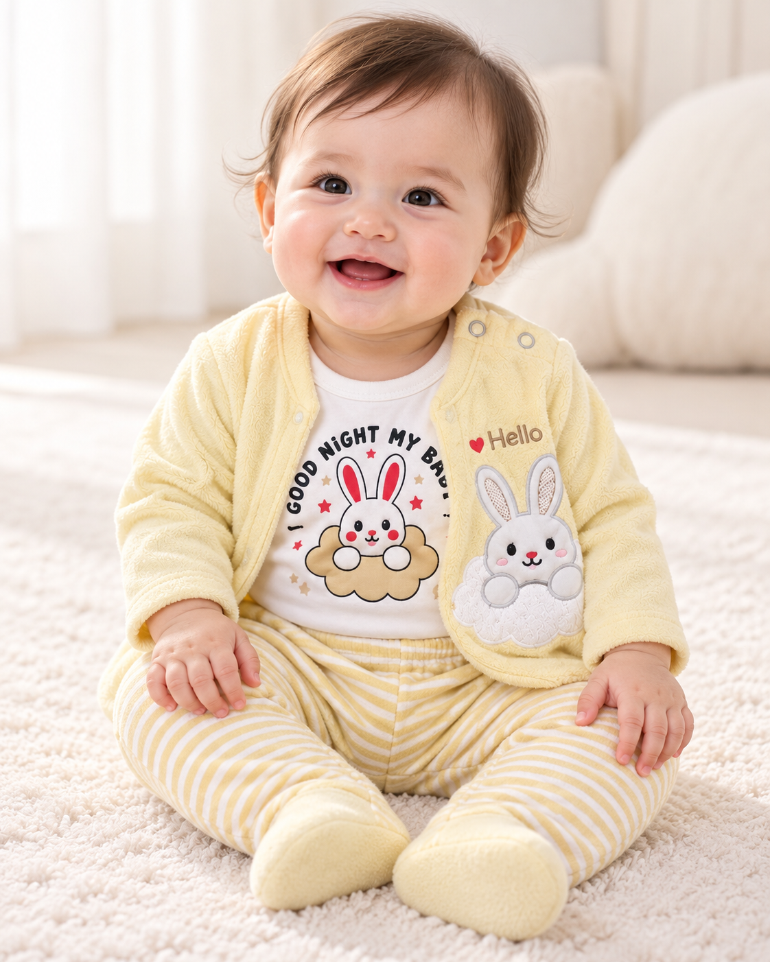 Baby 5-Piece Winter Pajama Set