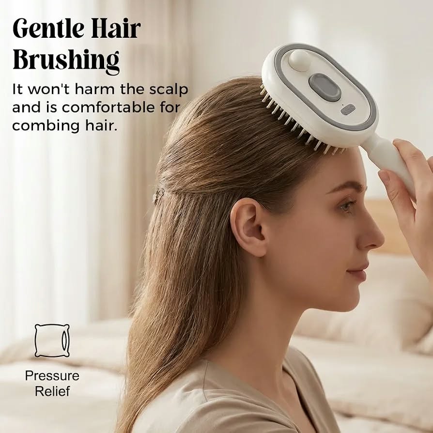 Atomizing Electric Scalp Massage Hair Comb