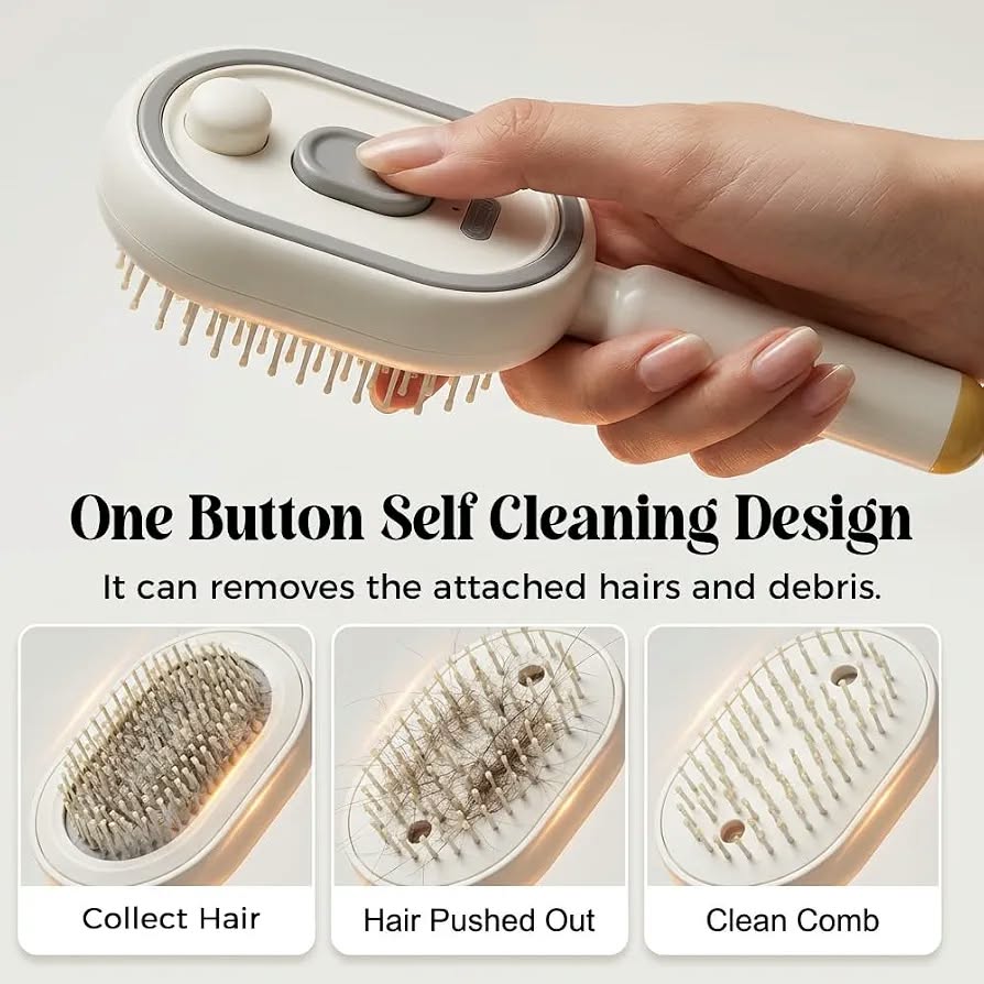 Atomizing Electric Scalp Massage Hair Comb