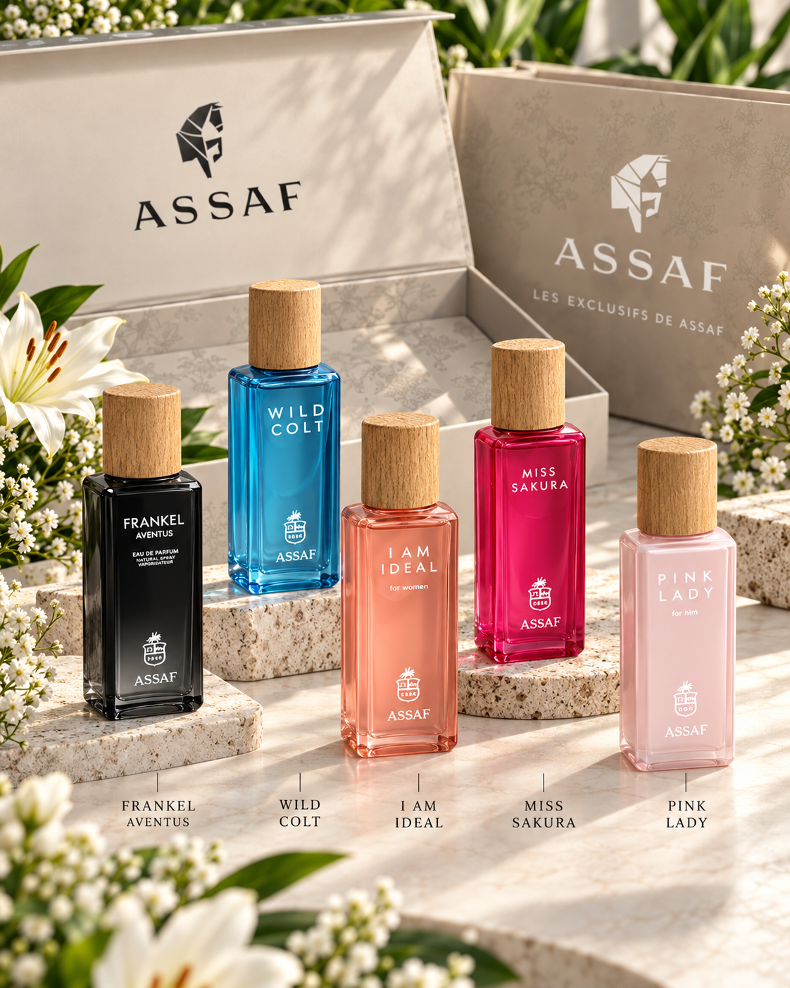 ASSAF Mini Perfume Gift Set – 5 × 10ml