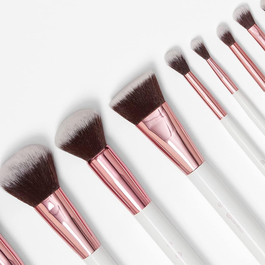BH Cosmetics Crystal Quartz Brush Set – Radiance in Every Stroke